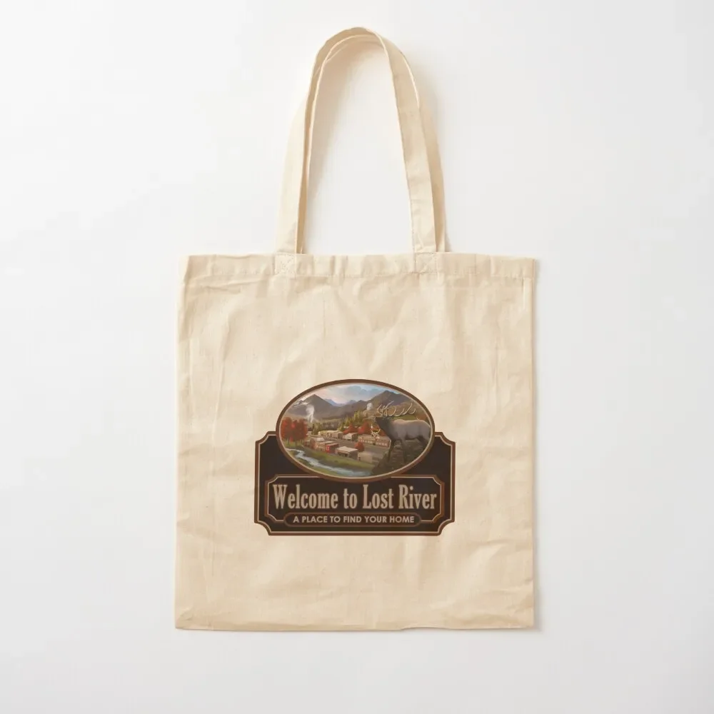 Welcome to Lost River Tote Bag Women's tote bag shopper bag women tote bags cloth bags