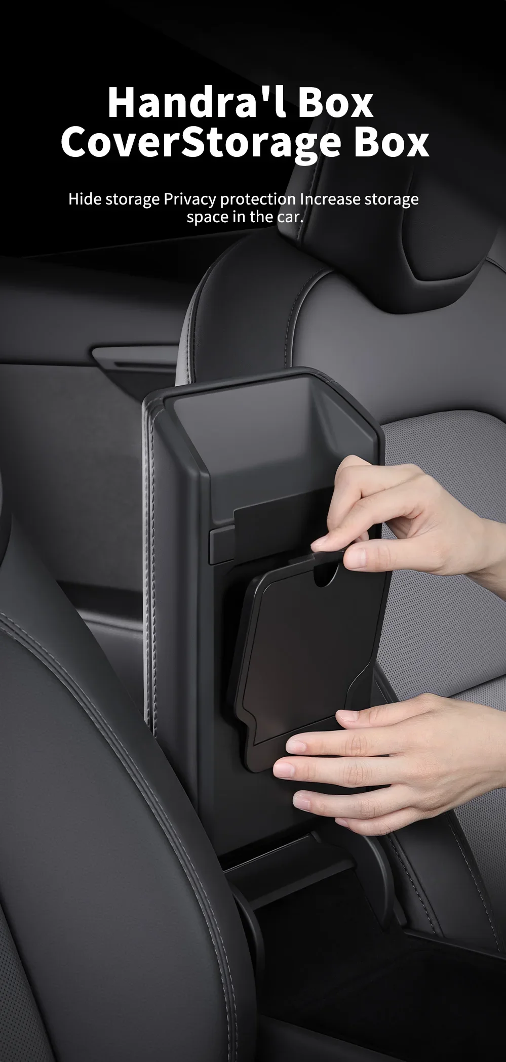 YZ Für Tesla Model 3/Y/YL Highland Juniper 2025-26 Model Y 21-24 Aufbewahrungsbox Armlehnenablage Silikon-Getränkehalter Organizer Box Teile – Detail 5