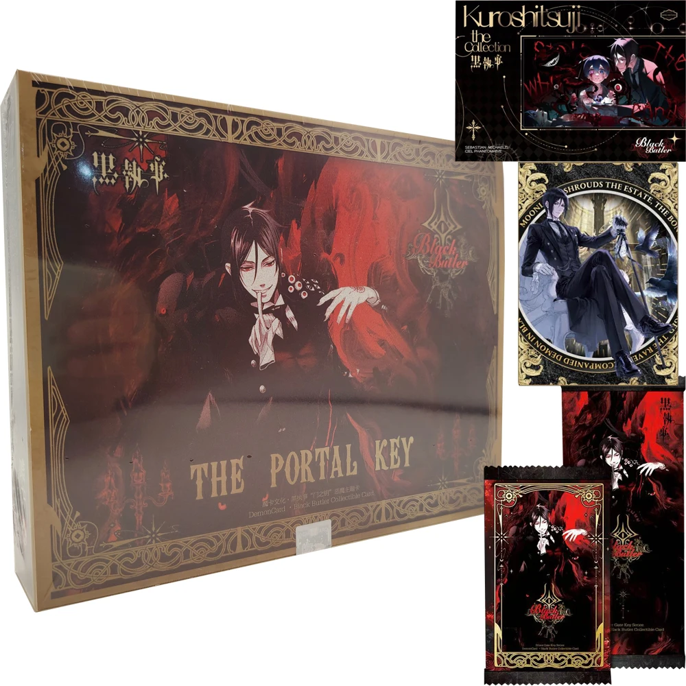 Black Butler Collection Cards Dark Fantasy Reasoning Anime Peripheral High-definition Characters Practical Exquisite Cards Gifts