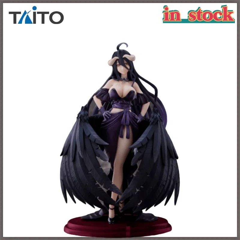 Original Genuine TAiTO AMP ARTIST MASTERPIECE OVERLORD IV Albedo Black Dress Anime Figure Model Toys Gift Collection in Stock