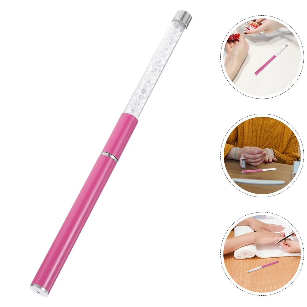 

2Pcs Cuticle Pen for Nails Multi-Use Nail Art Sanding Stone Stick Precision Control for Cuticle Pusher Polish Remover Nail