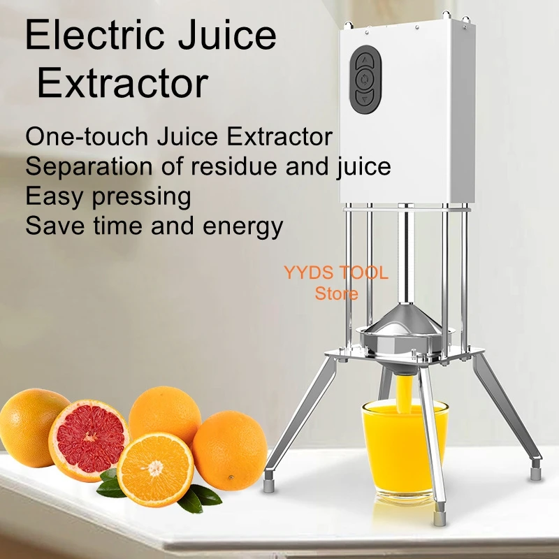 

Stainless Steel Commercial Orange Juice Extractor Manual Cold Press Raw Orange Lemon Juice Press Motorized Juicer