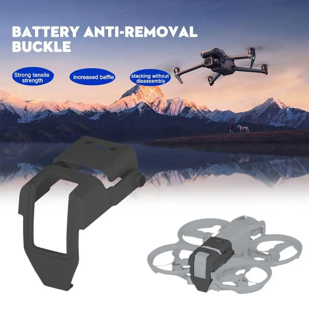 Batterij Anti-verwijdering Gesp voor dji Avata 2 Batterij Anti Vallen Gesp Beschermende Anti-drop Protector Drones Accesso X4o2