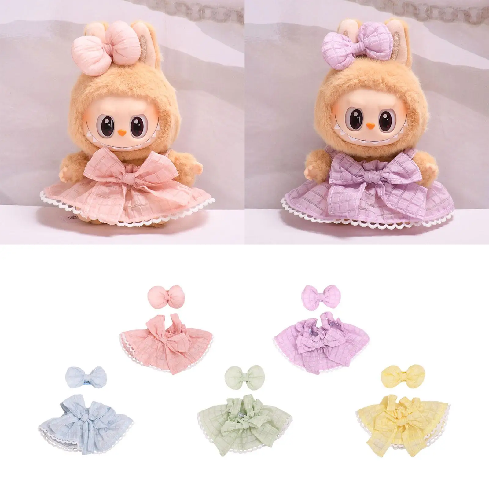 

15cm Girl Doll Clothes Dress Kids Pretend Play Doll Accessories Handmade Clothing Costume Accessories Fashionable Doll Clothing