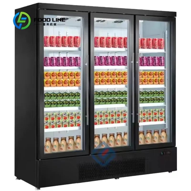 

Customized size Vertical display freezer vegetable fruit beverage storage cabinet refrigerator display commercial refrigerator