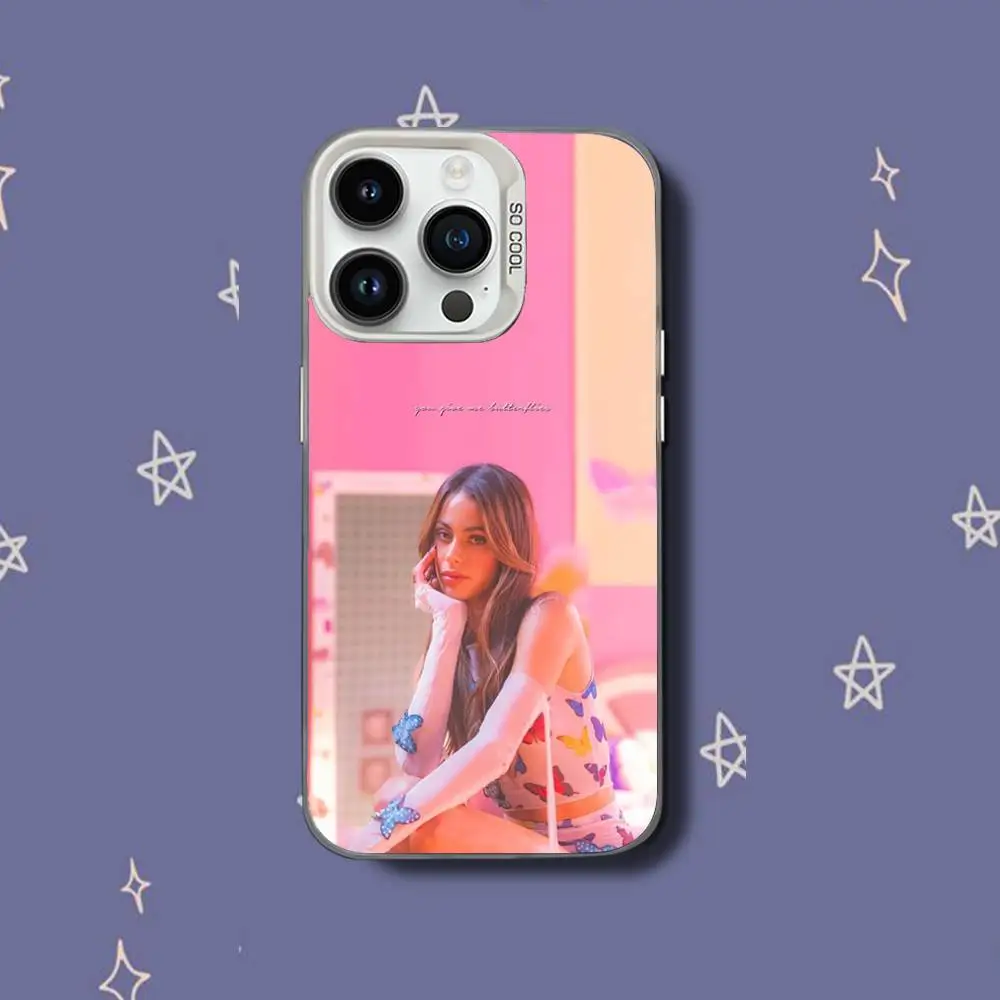 Martina Stoessel T-TINI Phone Case For iPhone 17,16,15,14,13,12,11,Pro,XS,Max,Plus,Mini,SE White Candy Matte Shockproof Cover