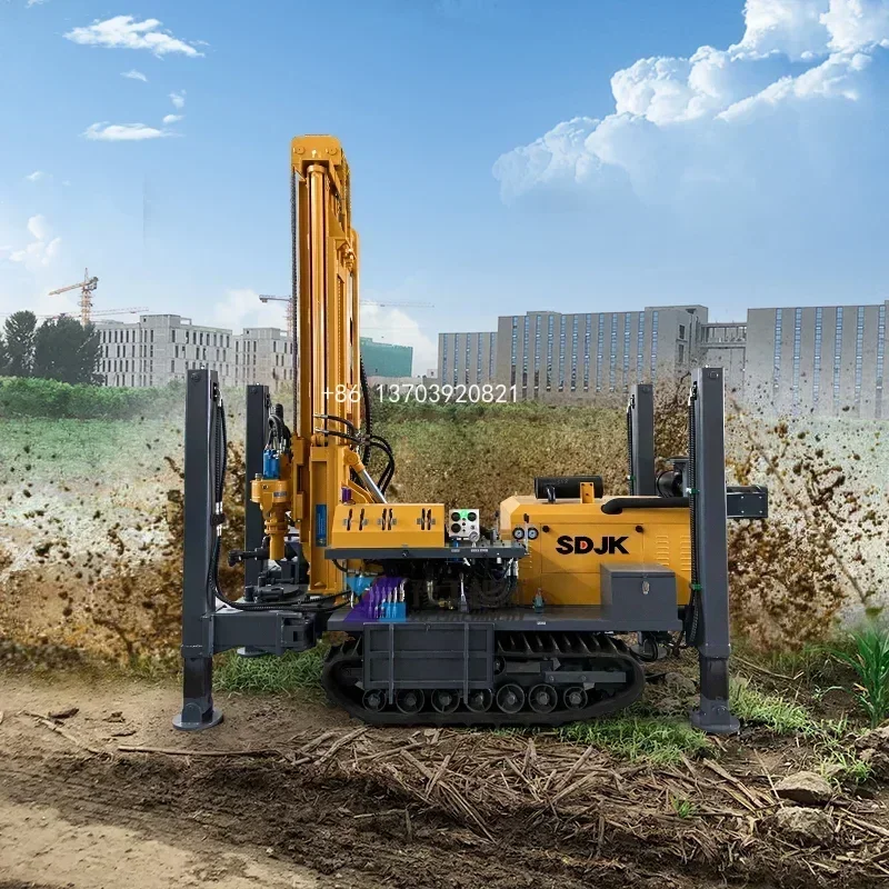China Certified Factory Water Well Drilling Rig Drilling Rig for Water Well Machine 200m Depth Water Well Drilling Rig