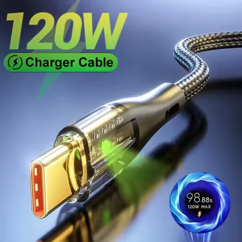 120W 6A USB To Type C Cable Super Fast Charging Data Cord For Xiaomi 14 13 12 Samsung S24 S23 S22 S21 Huawei Type-c Charger Cord