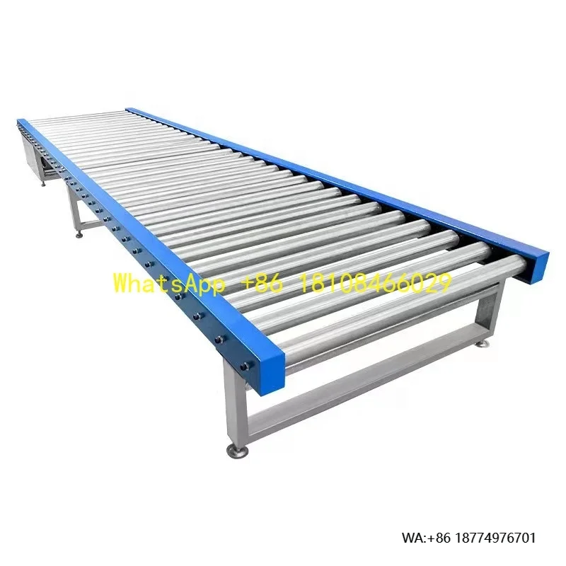 

Efficiency Small Roller Conveyor Stainless Steel Roller Line Food Transport Line Express Sorting Non-power Conveyor