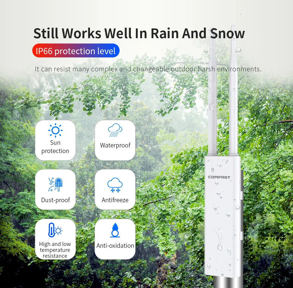 1200Mbps Outdoor Wireless AP 2.4/5G Gigabit Router Amplifer Wi-fi Long Range Extender High Gain Antenna Wifi Access Point POE