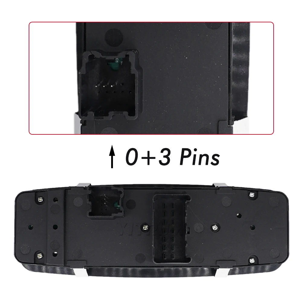 YITRUM 4602535AC 04602535AF 4602535AG Power Master Lifter Window Switch For Dodge Grand Caravan Chrysler Town & Country 3+0 Pins view 3