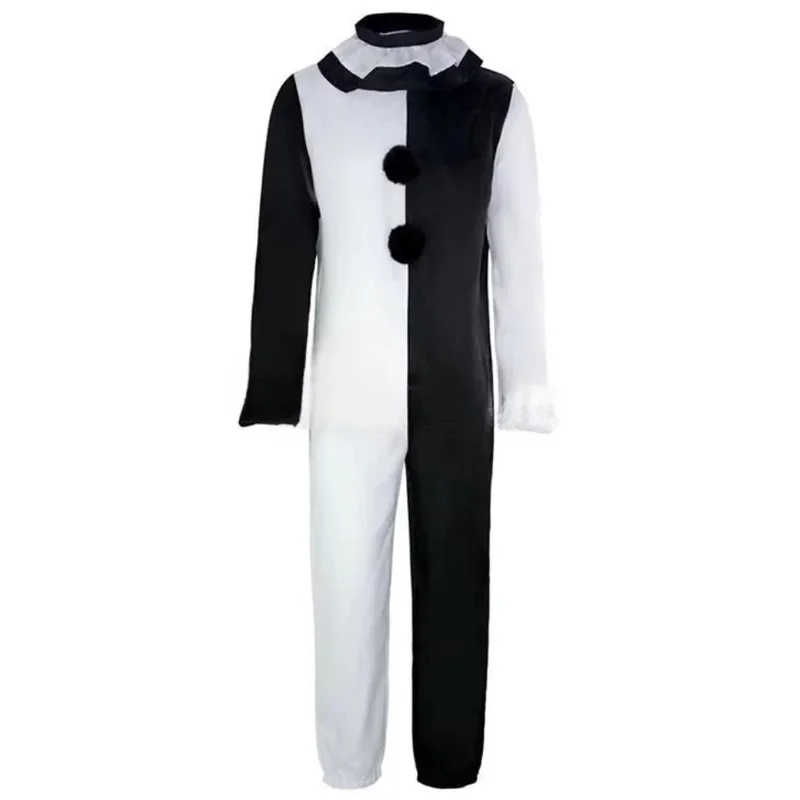 ABC123O زي المهرج التنكري للرجال والنساء، فيلم Terrifier 2، بذلة الهالوين، قناع؛ f'6، c؛ 7.y؛