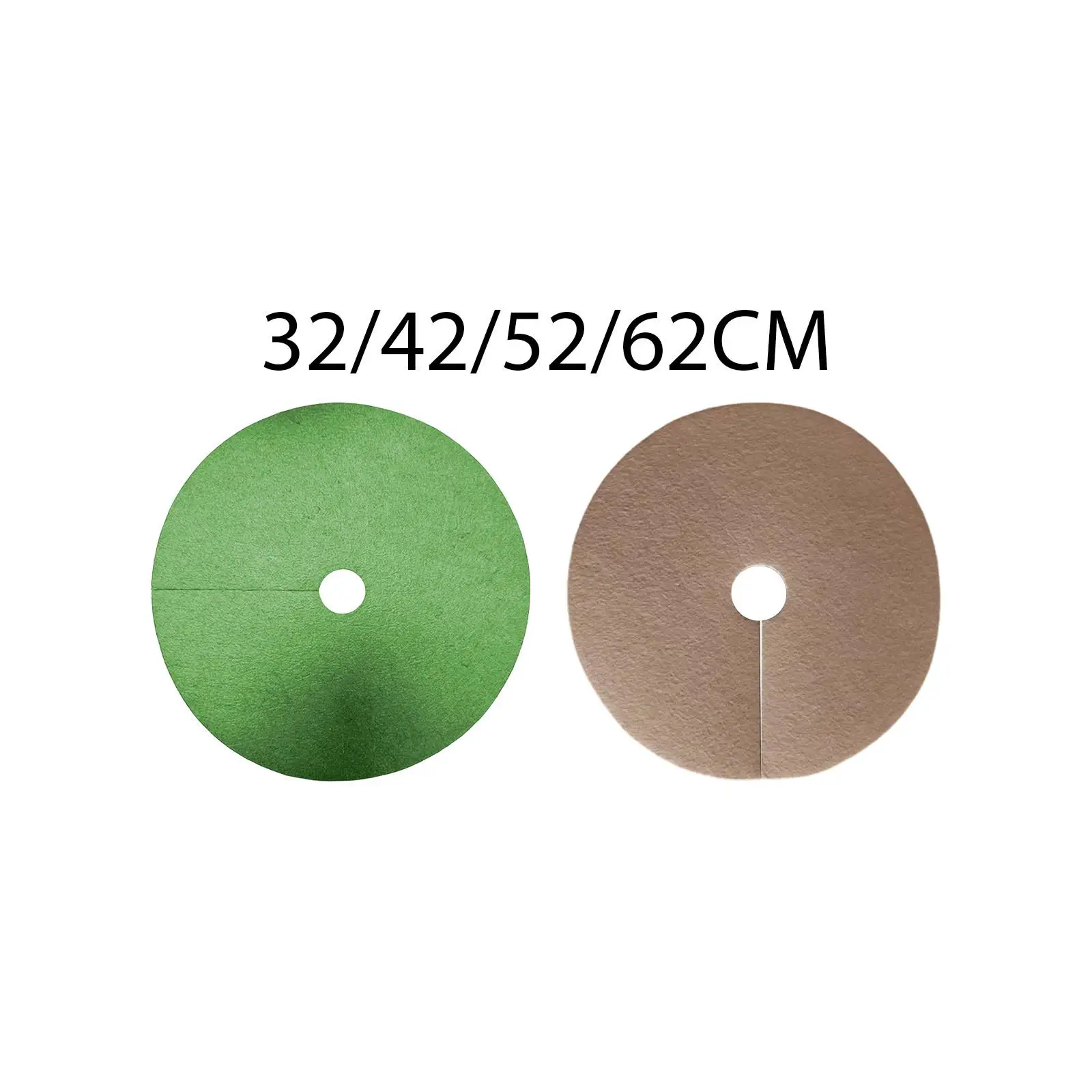 Nonwoven Garden Mulch Mat Ground Cover Tree Weeding Control Pad for Patio Flower Bed Landscaping