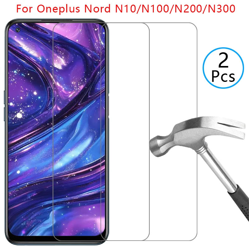 phone case for oneplus nord n10 n100 n200 n300 5g tempered glass on n 10 100 200 300 10n 100n 200n 300n back cover 360 one plus