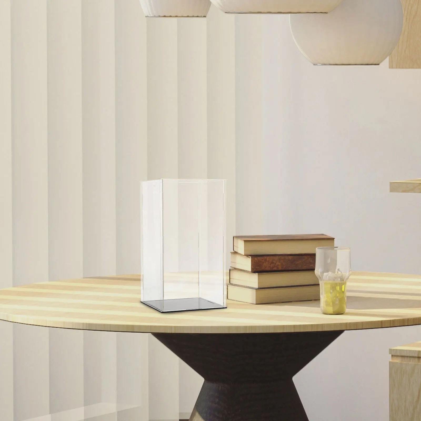 

1pc Acrylic Box Transparent Storage For Collectibles Gift Case Display Container Storage Container Clear Display Box