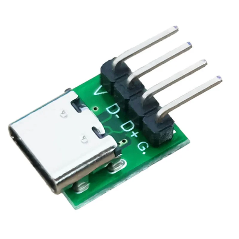 Y37A 10 Uds conector hembra USB tipo C placa de ruptura con placa convertidora PCB para transferencia de Cable de línea de datos