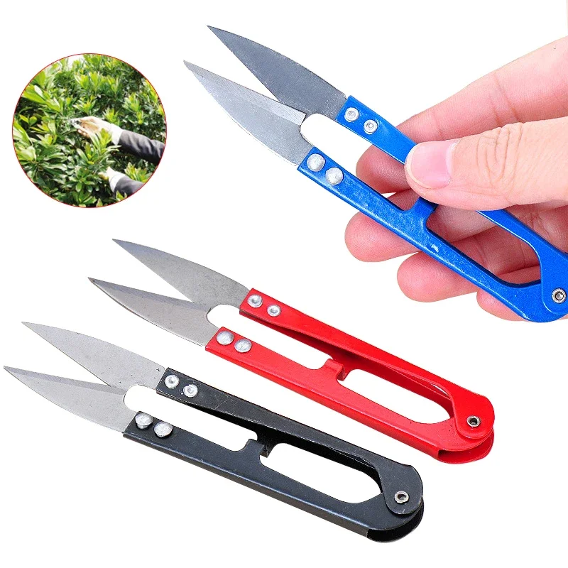 3Pcs Pruning Shears Mini Sharp Scissors Gardening Plant Scissor Branch Pruner Trimmer Tool Sewing Clothes Thread Cutting Cutters