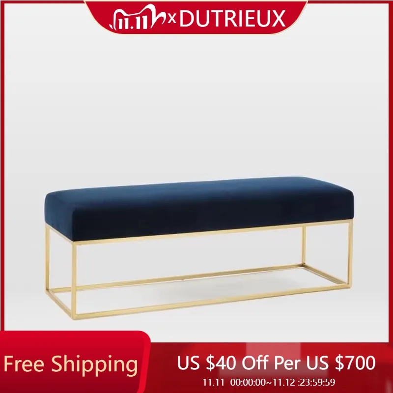 مقعد قدم جمالي كبير الحجم، تصميم إبداعي، مقعد داخلي فاخر لتوفير المساحة، أثاث موبليس على الطراز الصيني