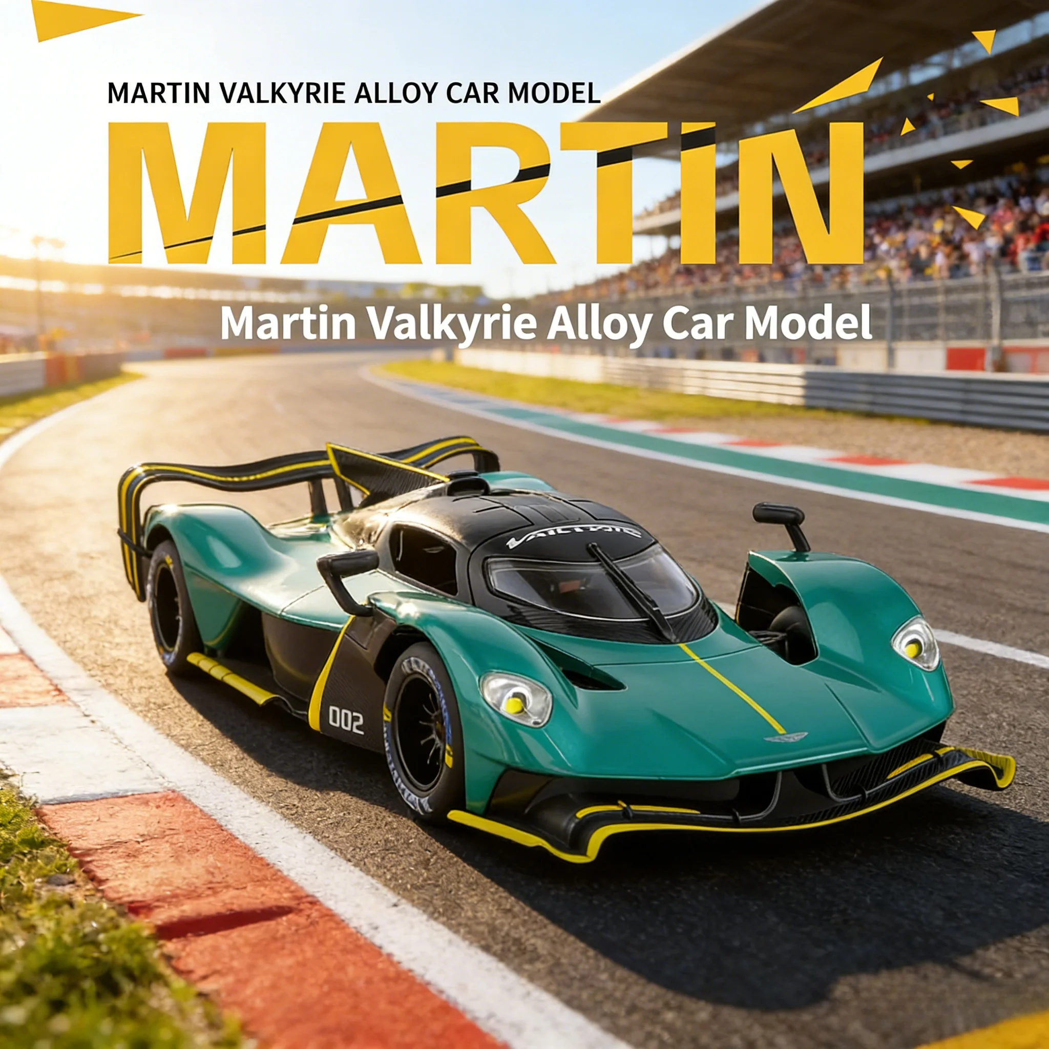 

Модель гоночного автомобиля Aston Martin Valkyrie в масштабе 1:24 | Коллекционная игрушечная машинка для мальчиков, подарок на день рождения