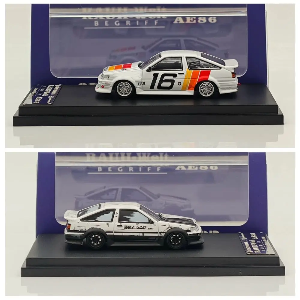 

1:64 Street Weapon JDM AE86 RWB Widebody Sports Model Diecast Metal Car Collection Auto Toys Gift