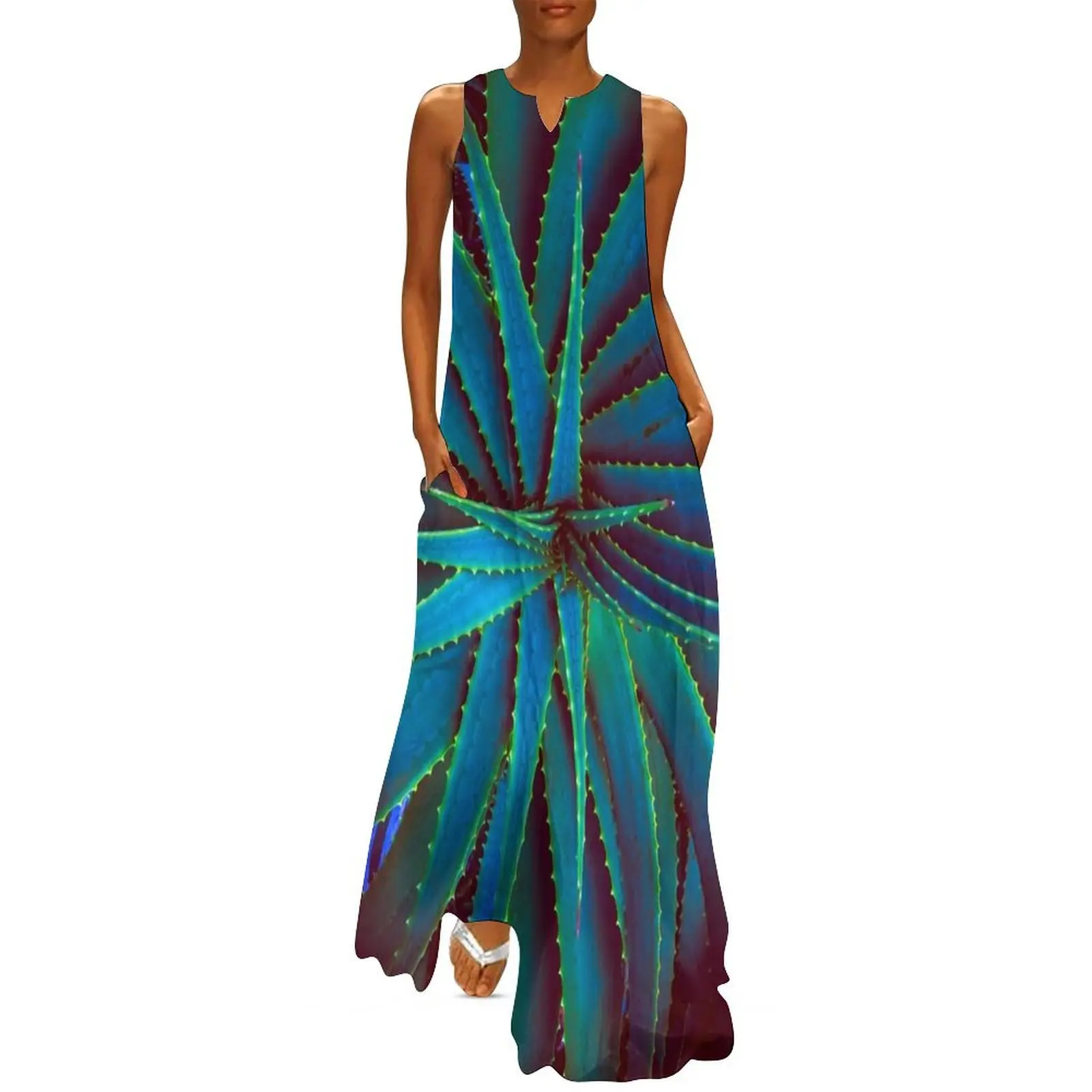 

Electric Agave Long Dress Evening gown women's evening dresses Women's clothing Dress