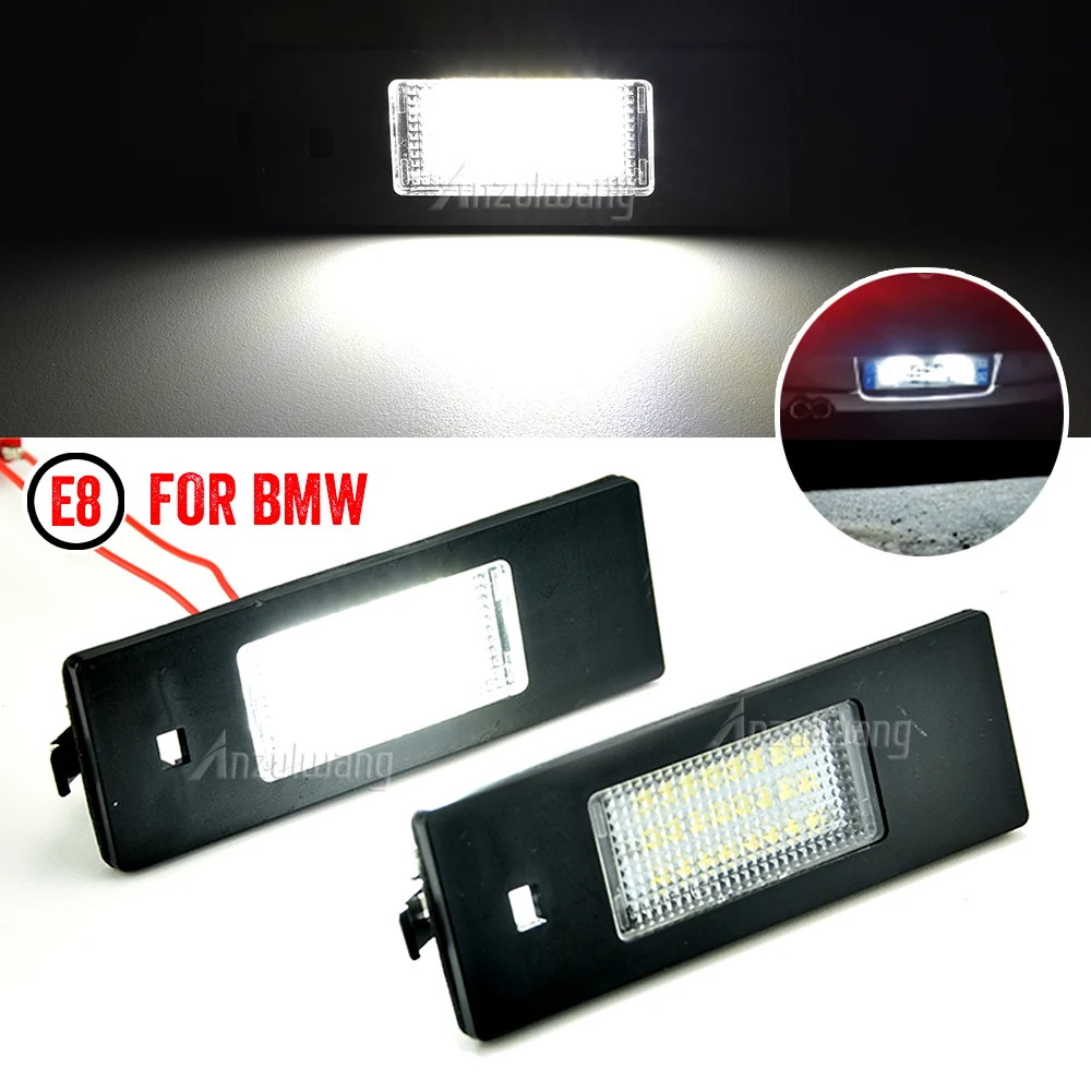 

1pair Car LED License Plate Light for BMW E46 E90 E60 E36 E30 E34 E39 E53 E70 E71 E92 E93 X1 X3 X5 Number Lamp Car Accessories