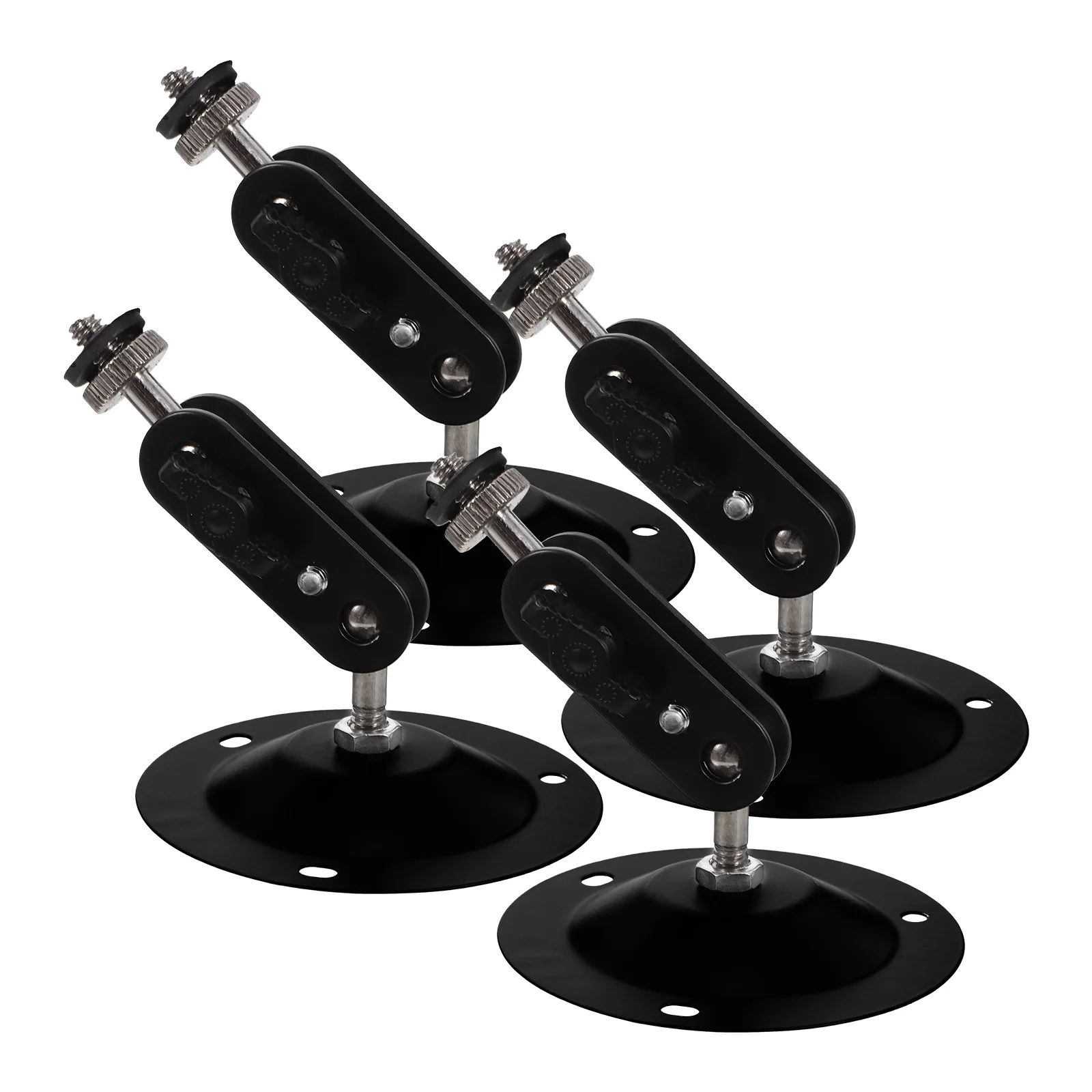 

4 set Camera Bracket Wall Mount Holder Black Durable Stable Versatile Angle Adjustable Indoor Shelf Bedroom Camera Stand