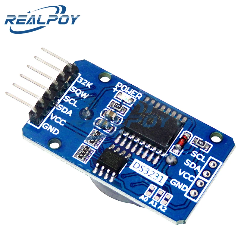 Módulo relógio precisão para memória Arduino, DS3231 AT24C32 IIC, DS3231SN