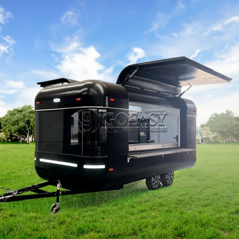 

Fully Equipped Mobile Food Trailer Coffee Cart Bbq Stand Ice Cream Truck Business