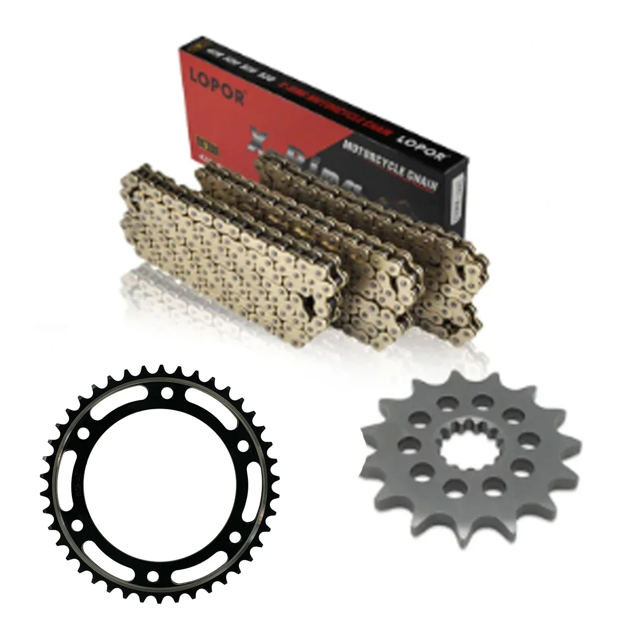 525 Motorcycle Front Rear Sprocket Chain Set Kits For BMW F650 F700 F800 GS F650GS F700GS F800GS 2008-2018 10.5mm Bolts