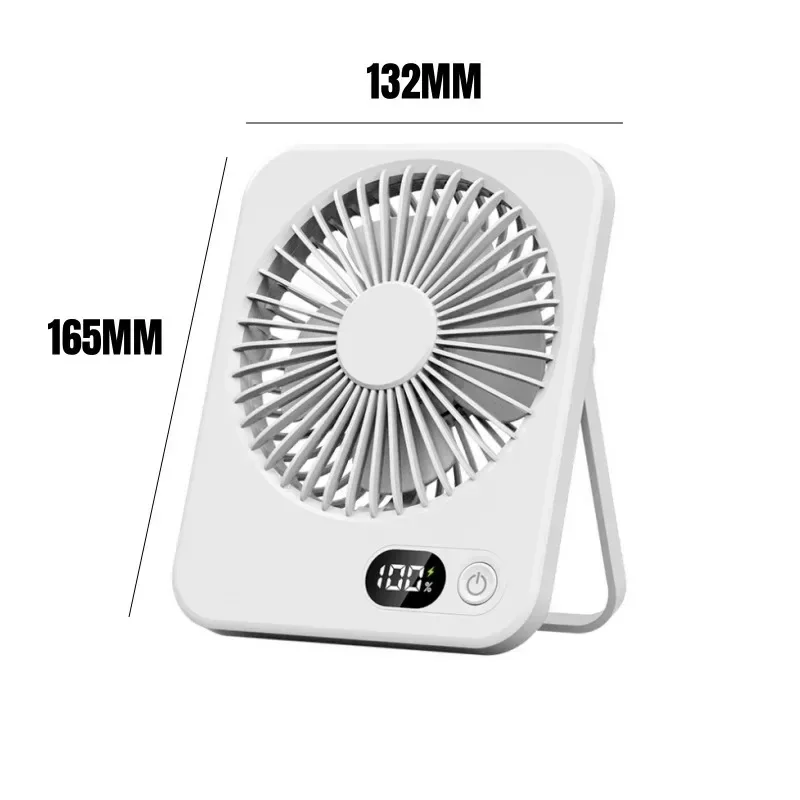 USB Portable Ventilateur Mini Desk Fan Operation 4 Speed Wind Standing Fans Air Circulator Ventilator Fan for Office Desk Home