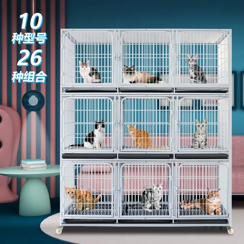 Three-layer cat  with partition mother-child breeding Multi-layer breeding  Pet ,  Household large cat