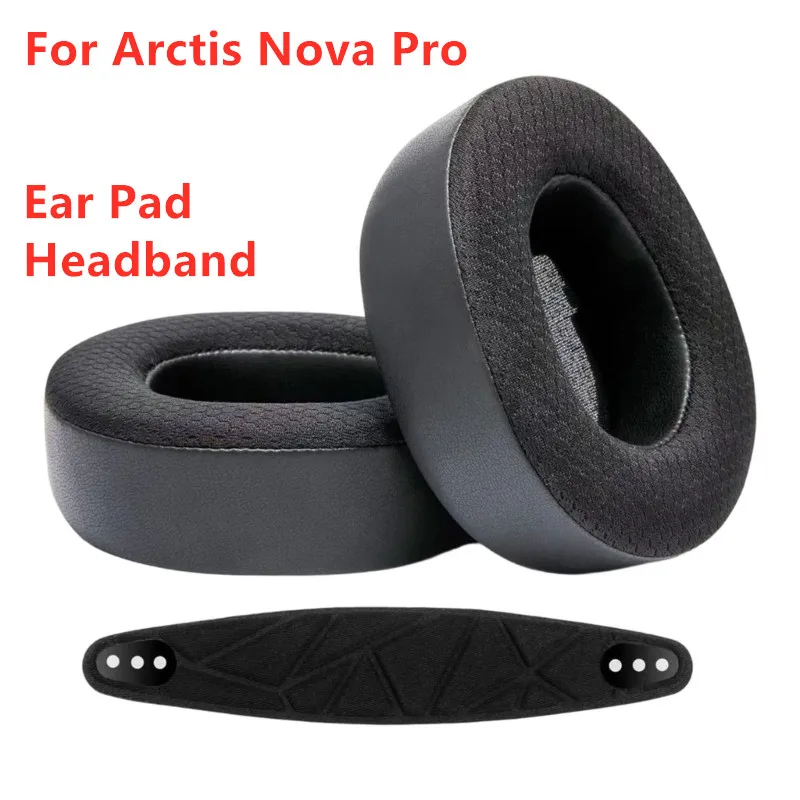 45BB 1 Cặp Gel làm mát đệm Bộ nhớ Bọt Bộ nhớ Xuất hiện đối với Arctis