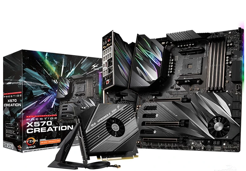 

НОВАЯ КОРОБКА ДЛЯ Плата Genesis PRESTIGE X570 CREATION, поддержка двухгигабитной сетевой интерфейсной карты