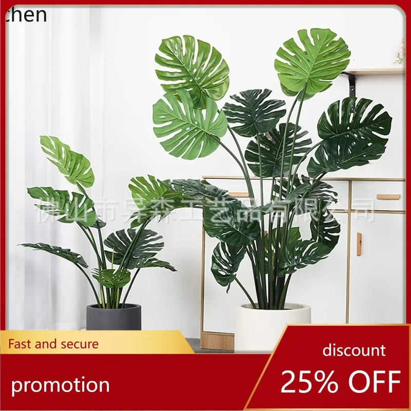 

HXL simulated plant turtle bamboo potted plant decoration living room window green plant bonsai