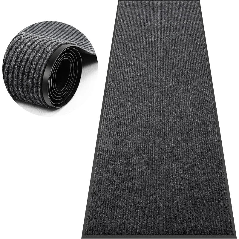 

3 х 10-футовый коврик для входной двери, коммерческий ковер для взлетно-посадочной полосы в помещении и на открытом воздухе, сверхмощный впитывающий приветственный коврик