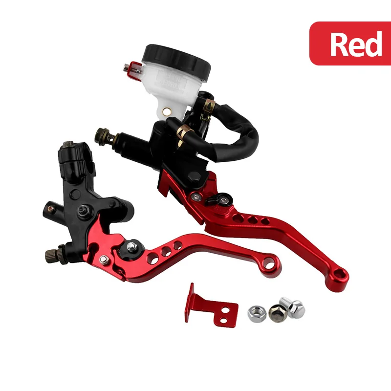 العالمي 7/8 "22 مللي متر دراجة نارية مخلب الفرامل أسطوانة رئيسية خزان عتلات عدة خزان السوائل مجموعة الألومنيوم المقود