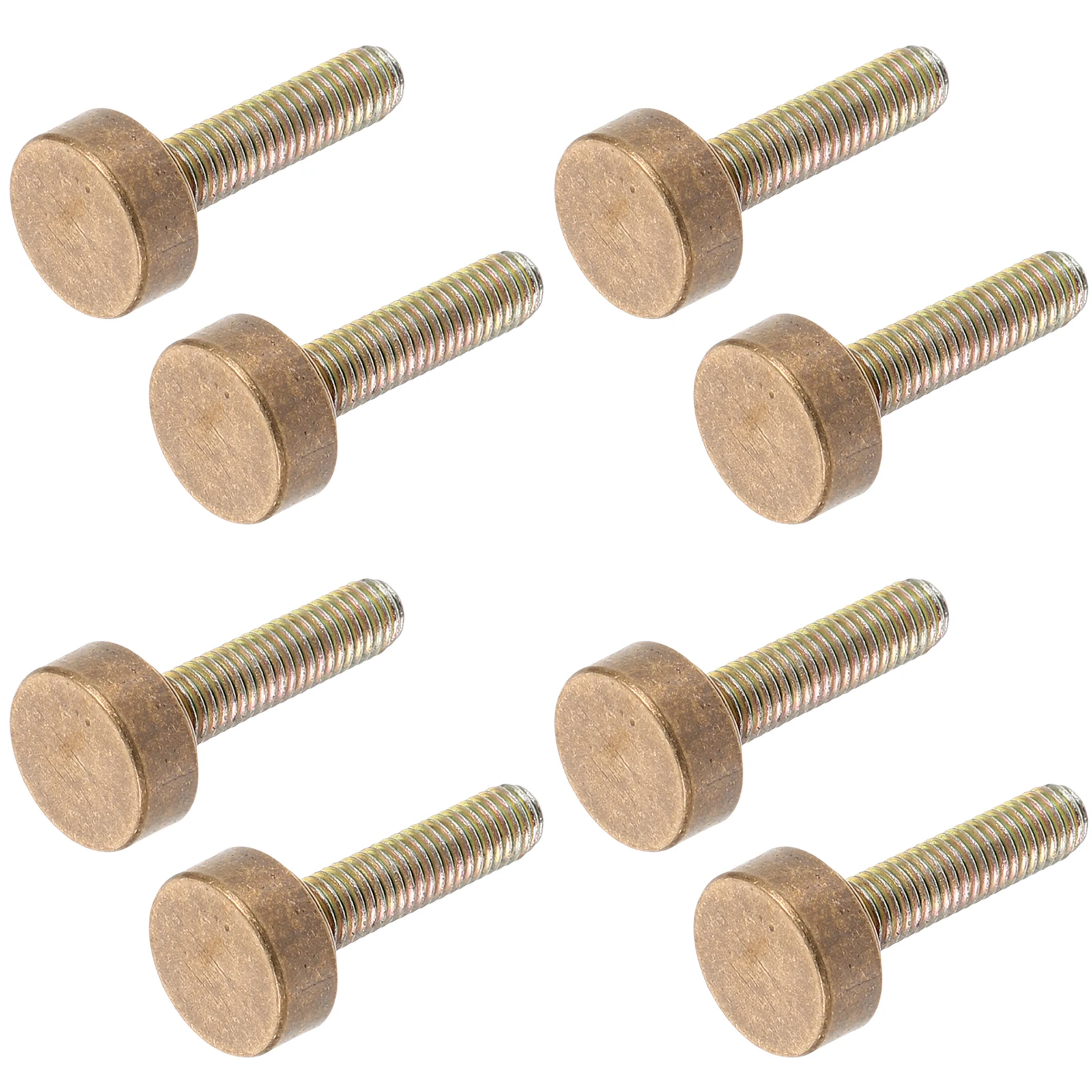 

8 pcs Mirror Fixing Decorative Brass Screws Rustic Ornamental Screws With Caps Sturdy Hardware For Glass niture Wall Mounting