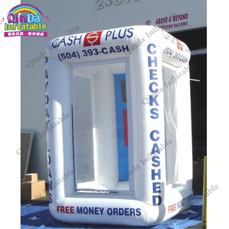 Inflatable Cash Tube Cash Tube Foldable Money Catch Machine For Promotion Inflatable Toys Cash Catching Booth