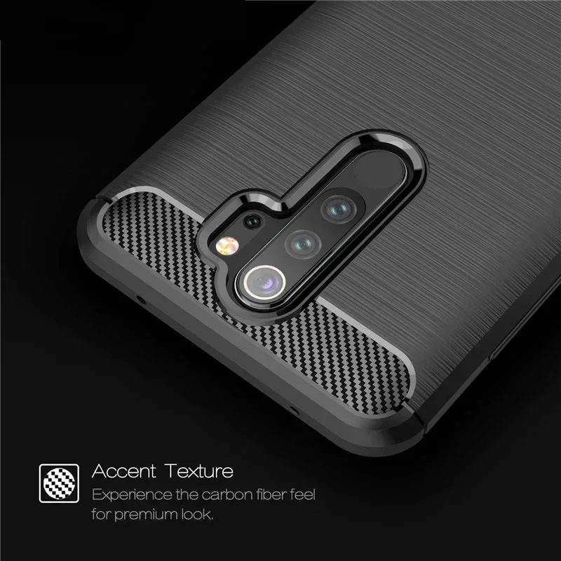 For Cover Xiaomi Redmi Note 8 Pro Case Shockproof Bumper Carbon Fiber Case For Xiaomi Redmi Note 8 Pro Cover Redmi Note 8 Pro