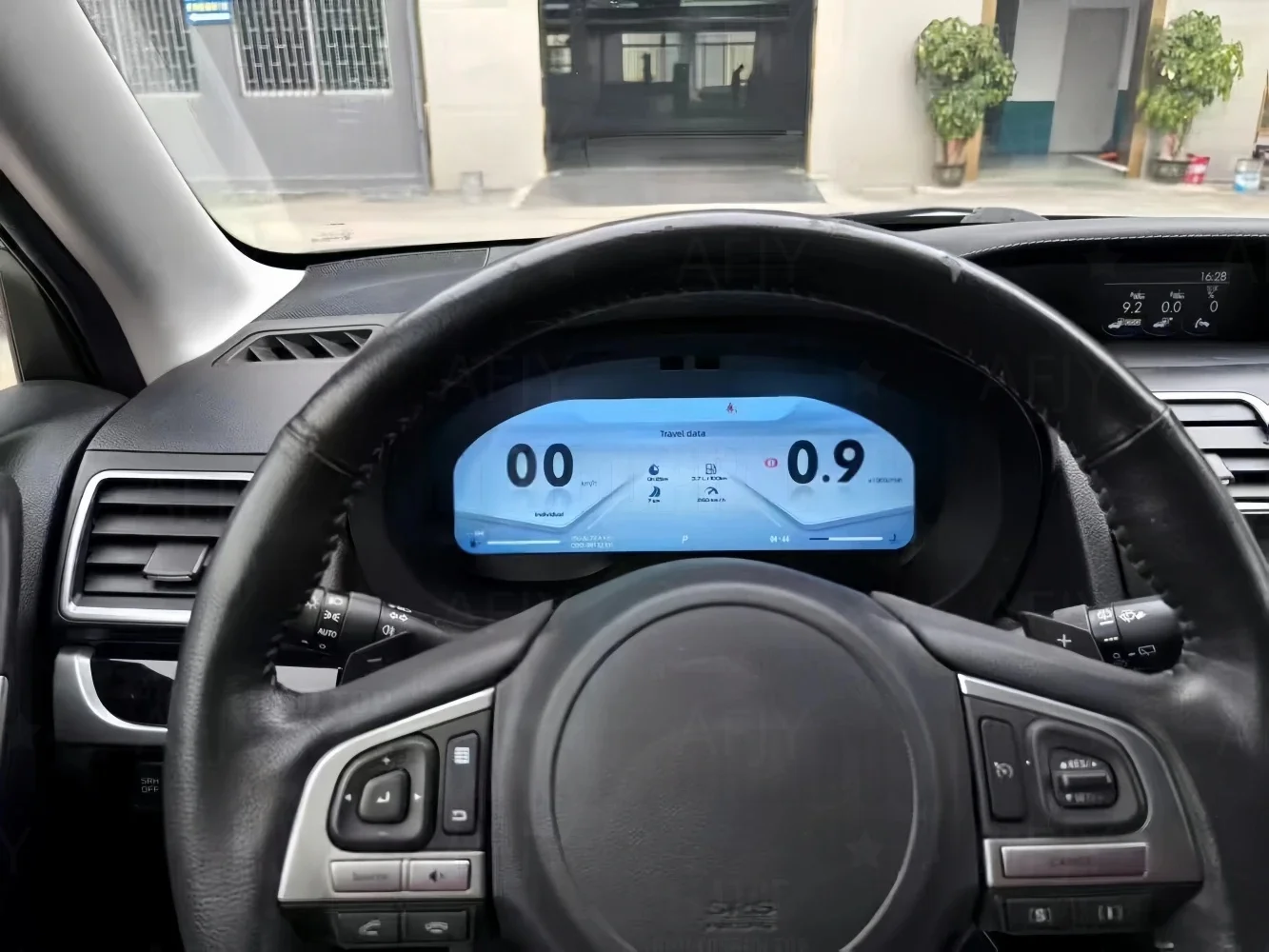 A LCD Speedometer Car Dashboard For Subaru Forester 2013-2018 Digital Cluster Virtual Cockpit Instrument Display GPS Navigation