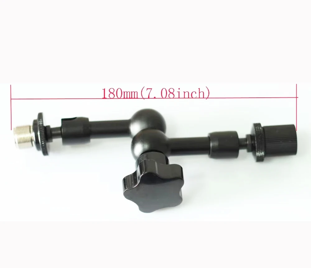 Adaptador de 5/8 -27 macho a 1/4-20 hembra con brazo mágico para cámara con trípode de micrófono 5d2, unidad adaptadora de 5/8 macho a 1/4 hembra