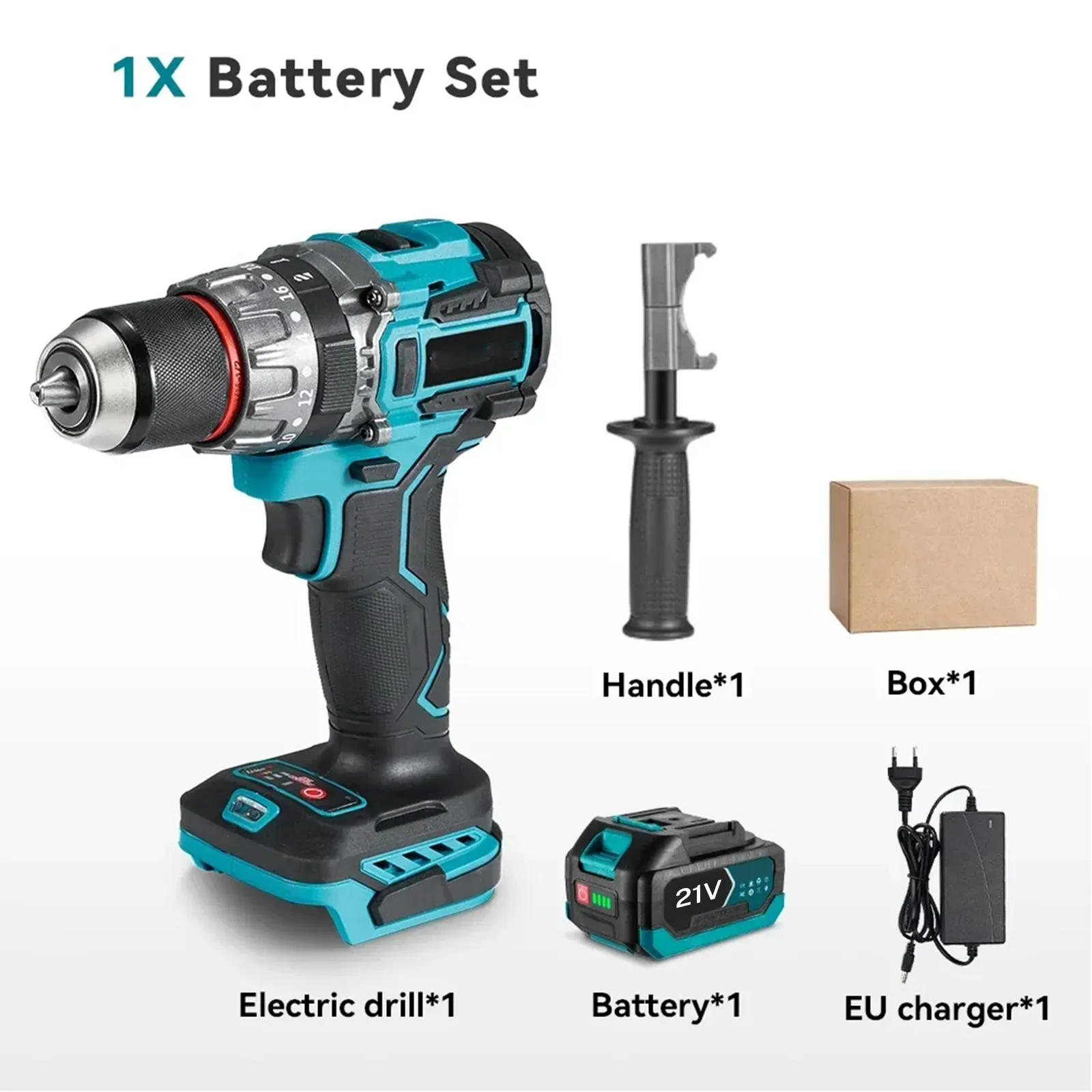 700N.M Bürstenlosen Elektrischen Schlagbohrmaschine Akkuschrauber Platten Boden Holzbearbeitung Power Tool Für Makita Batterie Pin – Detail 9