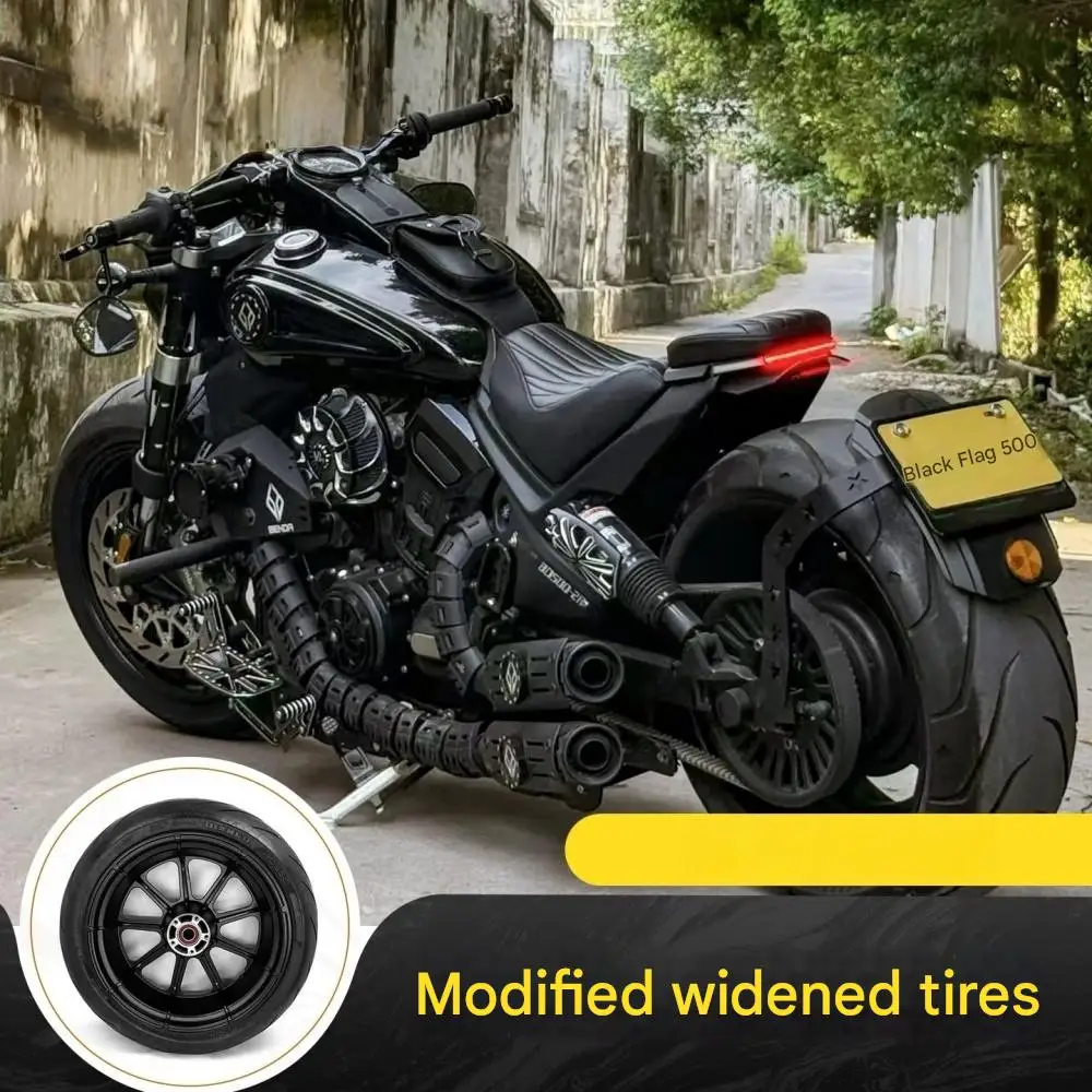 FOR Benda Dark Flag 500 500 DARK FLAG Retrofit Wide Rear Wheel Swing Arm Assembly for 500dark flag darkflag500