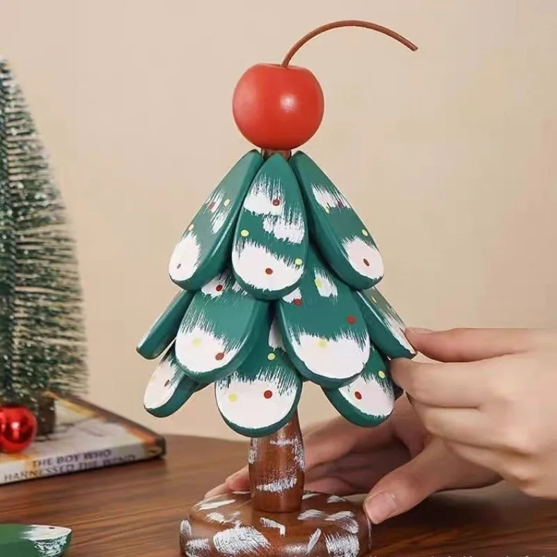 

Home Multi-functional Christmas Tree Solid Wood Heat Insulation Pad 3d Printed Silicone Pad Heat-resistant For Dining Table