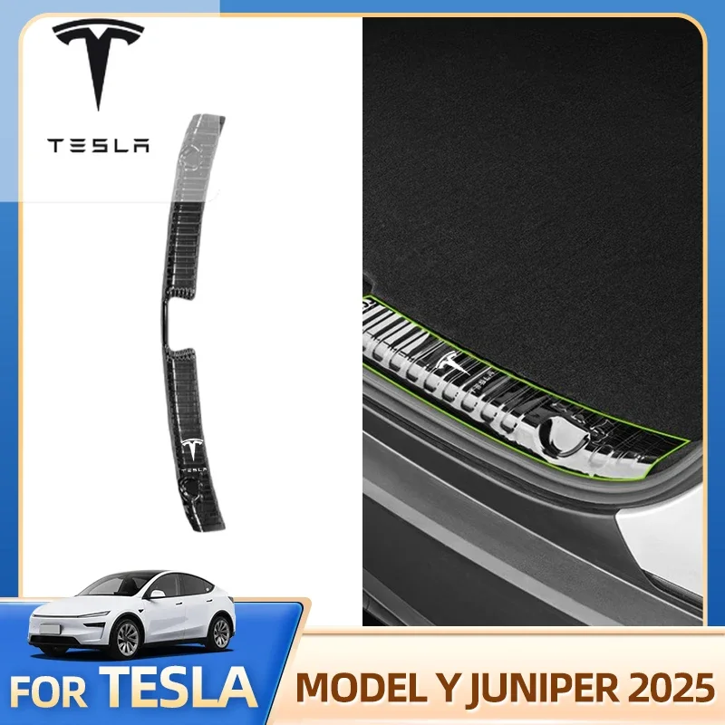 

Инструменты для багажника Tesla Model Y Juniper 2025 со встроенной защитной панелью и устойчивой к царапинам модификацией автомобиля, наклейка для автомобиля переменного тока