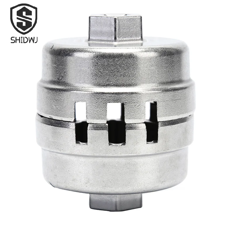 1 pz filtro olio chiave a tazza in alluminio tappo alloggiamento strumento di rimozione chiave a tubo per Toyota Prius Corolla Rav4 Auris all'ingrosso