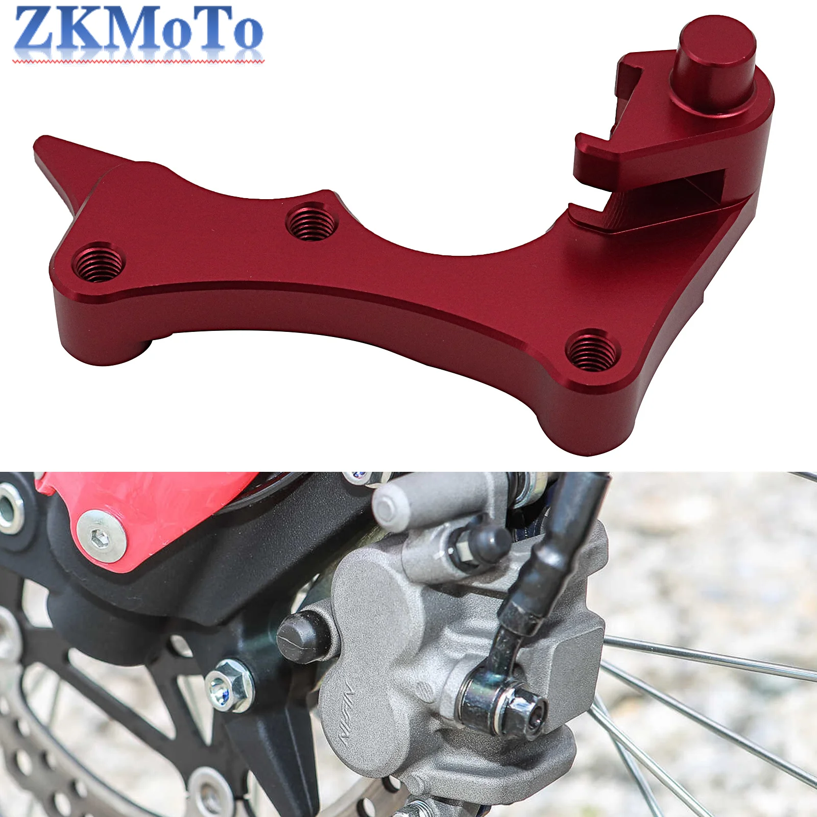 Motocross 270MM Brake Caliper Adapter Bracket For HONDA CRF250R CRF450R CR125 CRF250X CRF250X CRF450X CR CRF 125R 250X 450R 450X