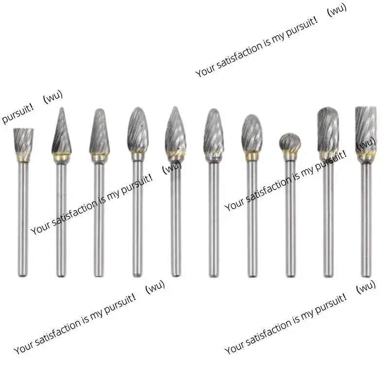 6/10 Piece, High Quality High Speed Woodworking Drill, Rotary File, Mini Round High Speed Steel Burr Set