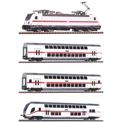 HO 1/87 Train Model PIKO 51582 BR147 Electric Locomotive 58800 58801 58802 Double Decker Carriage DB Multiple Options Available